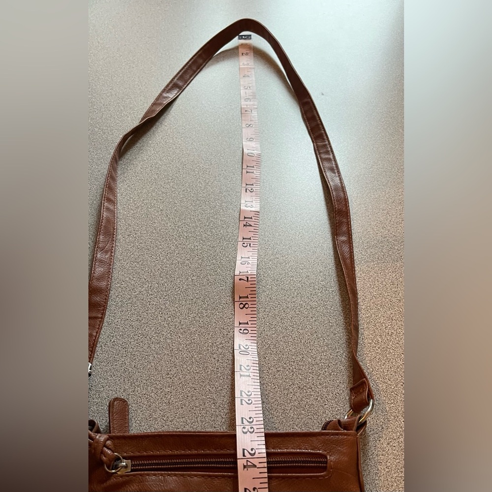 Payless Brown Faux Leather Crossbody Bag - Picture 11 of 11